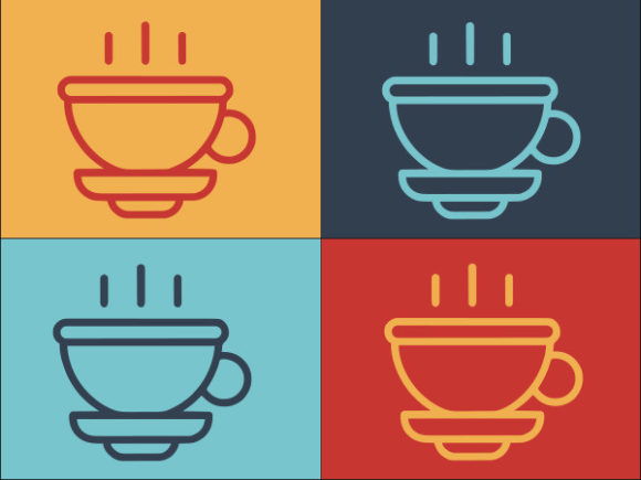 Beverage Tea Cup Graphics & Logos