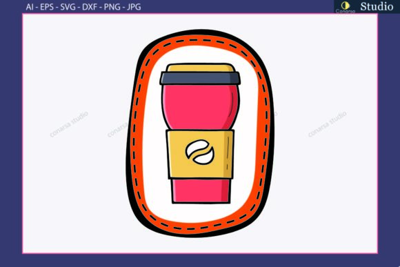 Camping Tumbler Logo Sticker Graphics