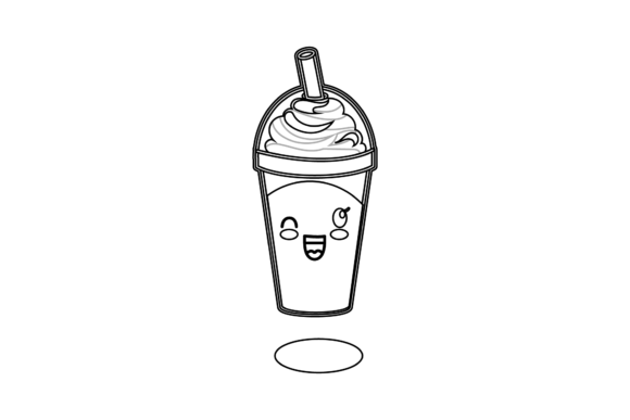 Coffee Cup Hot Collection Outline Graphics