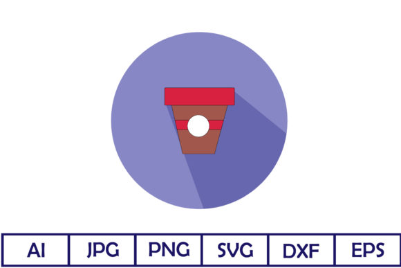 Foods Flat Icon - Coffee Cup Graphics