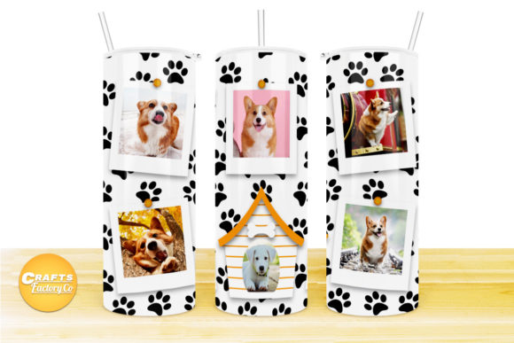 Graphics & Crafts: Skinny Tumbler Dog Picture Polaroid