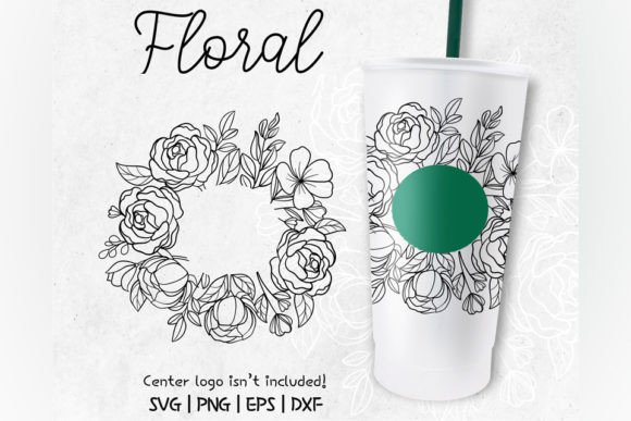 Hibiscus Flowers, Venti Cold Cup 24 Oz Graphics and Crafts