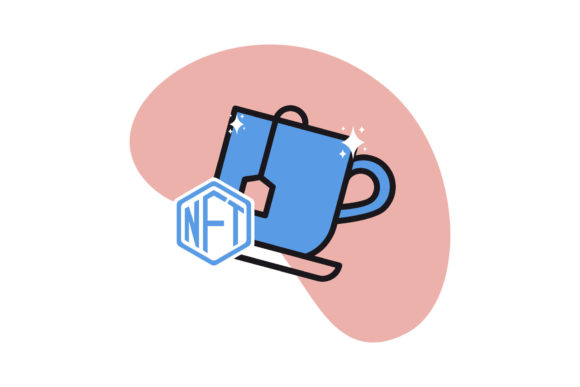 Office NFT Tea Cup Icon Graphics