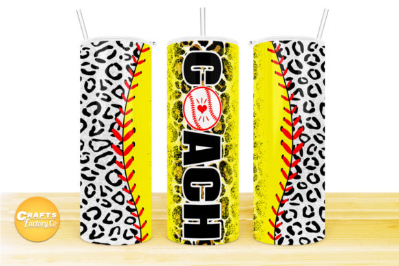 Softball Coach Tumbler Design for Crafts and Graphics