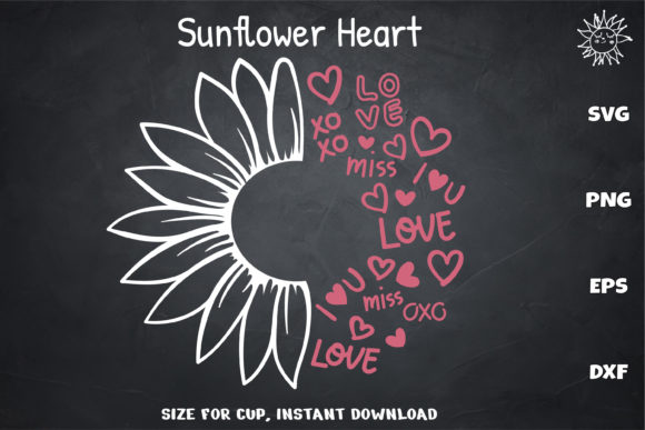 Sunflower Valentine's Venti Cup 24 Oz Graphics